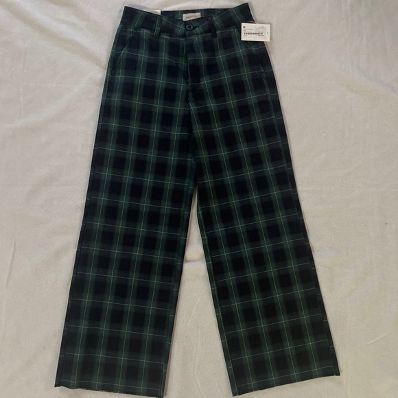 skater check pants high waisted - Picture 2 of 9
